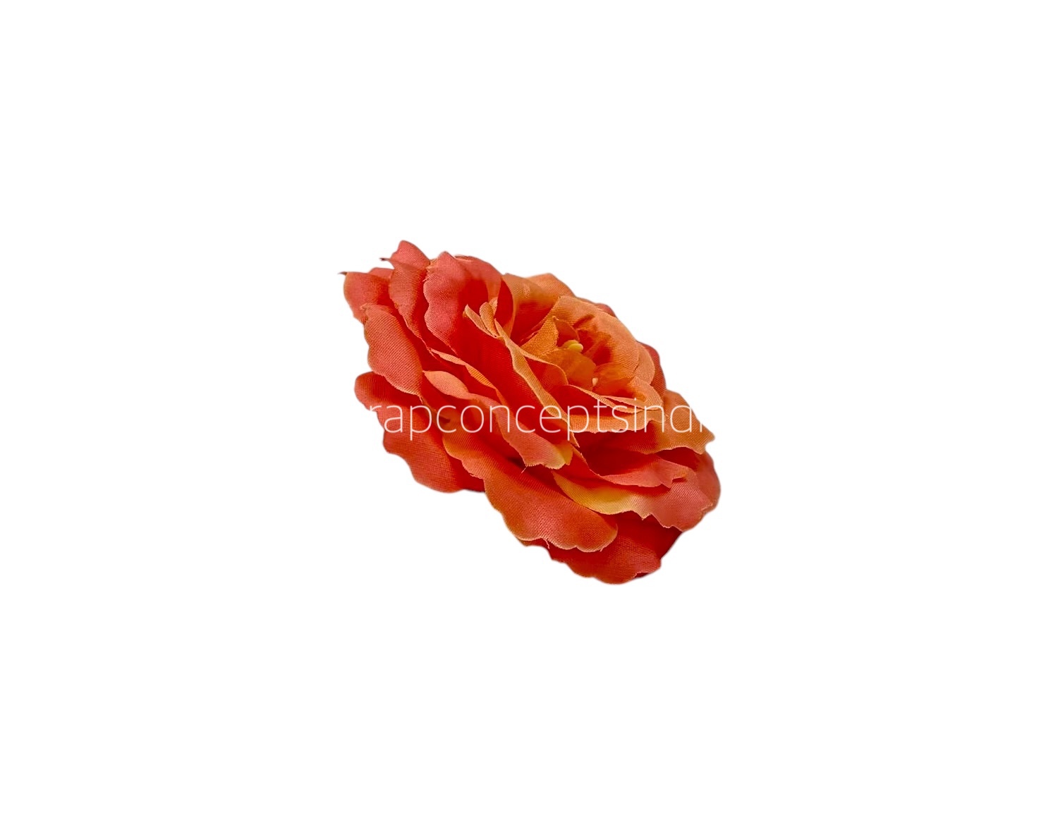 8017 - Rose Flower - Lime Green, White with hints of Pink