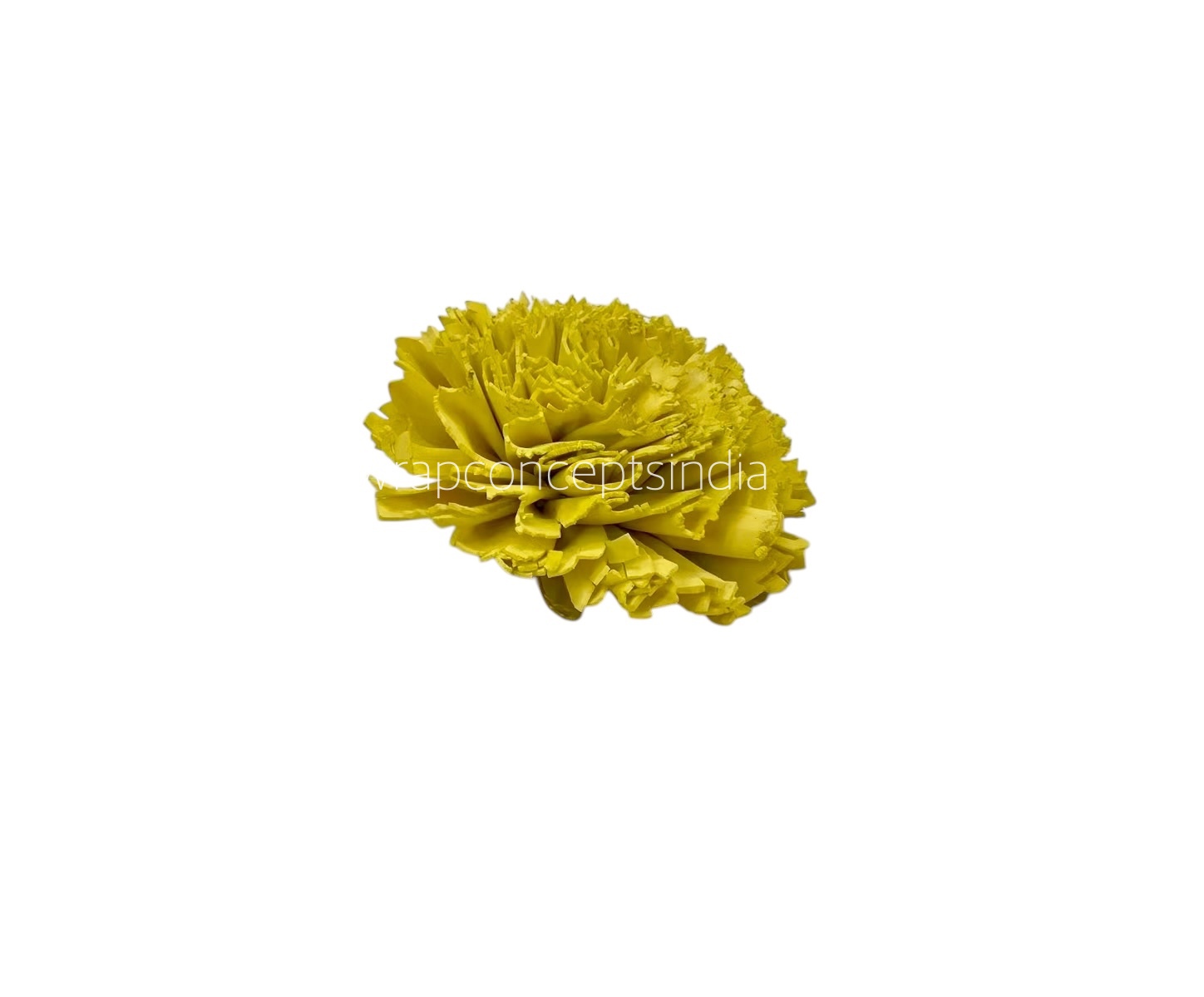 8017 - Rose Flower - Mustard Yellow (Uncounted)