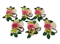 Flamingo Carnation Ginkgo Ready Bunch