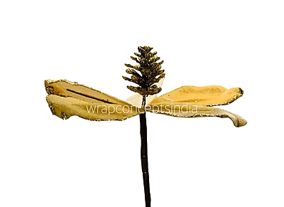 Velvet Flower with Gitter Pine Center