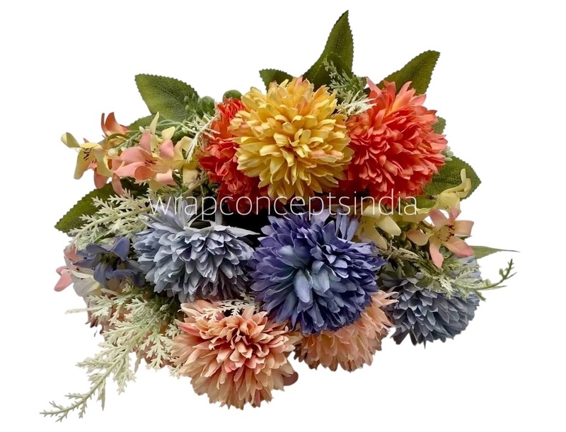 Shaded Carnation Bunch-Cornflower Blue