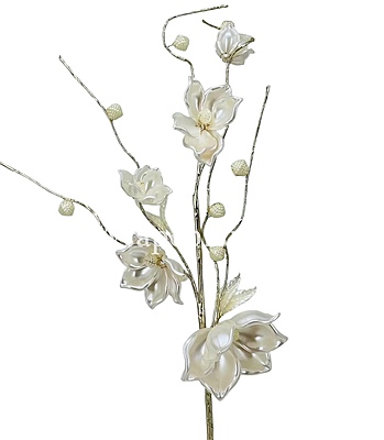 Pearl Flowers on Stick
