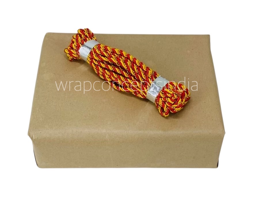 3MM Dual Tone Twisted Chord with Pearls - 10 Yards