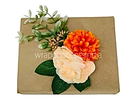 Cream Orante & Orange Carnation Ready Bunch