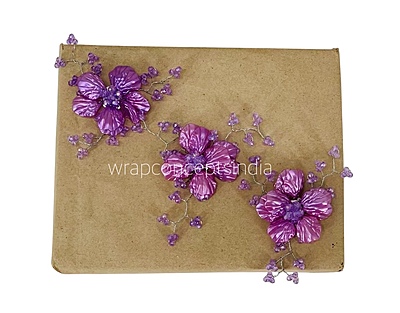 Acrylic Flowers with Pearl Add-ons- Multicolor