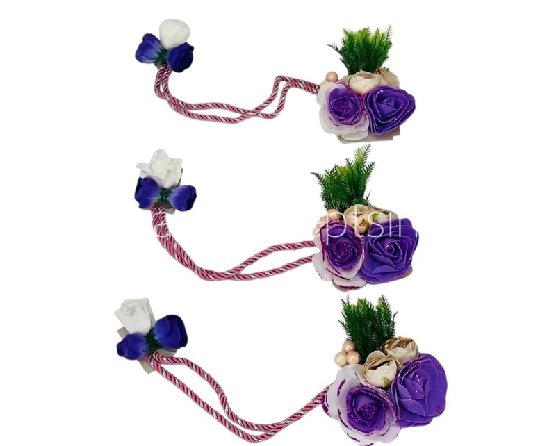 Purple Foam Flowers  Ready Bunch