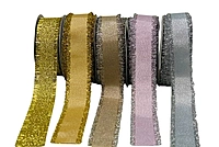 Grosgrain With Tinsel Edges