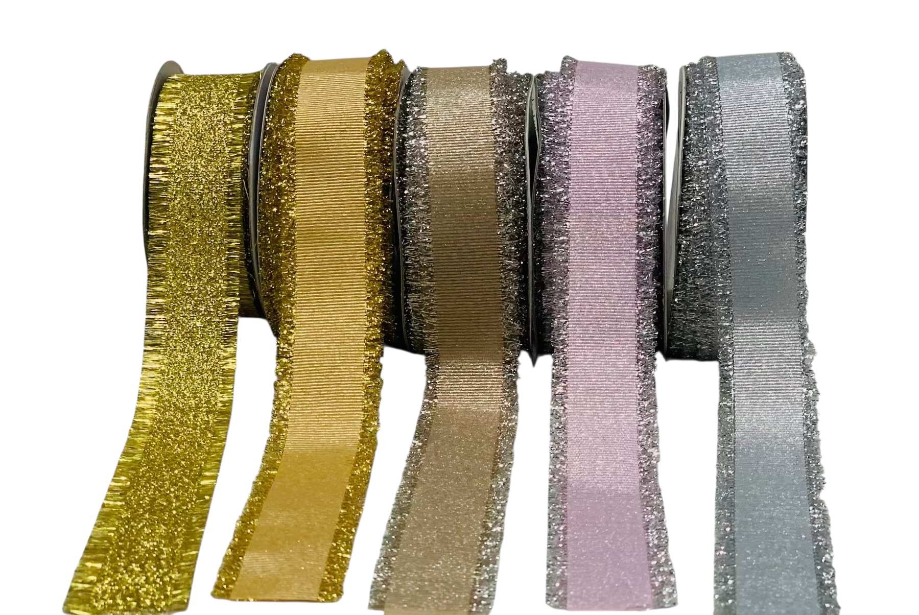 Grosgrain With Tinsel Edges