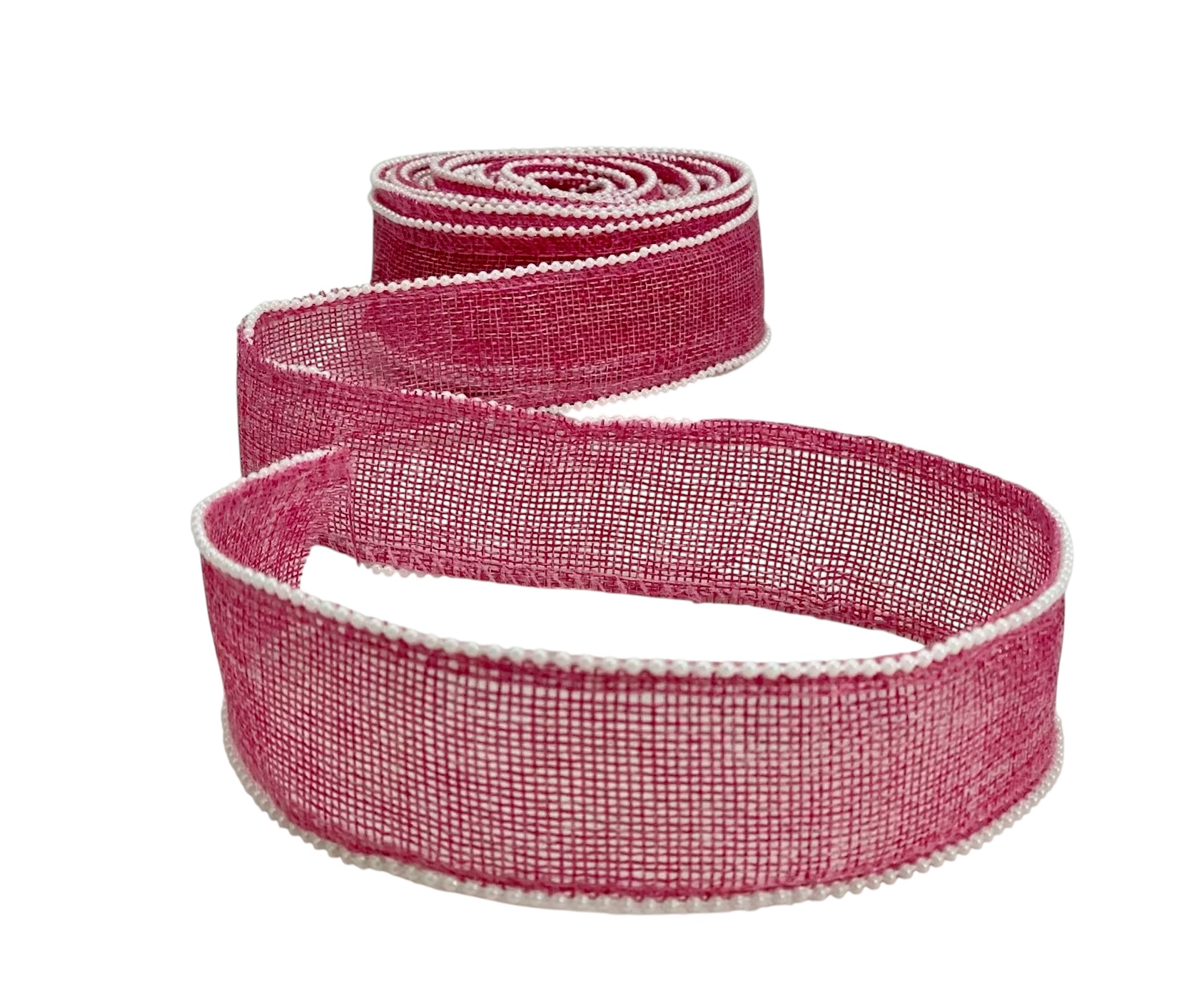 Jute Ribbon with Pearl Edges