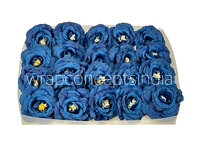 Navy Blue Open Rose Navy Blue Open Rose
