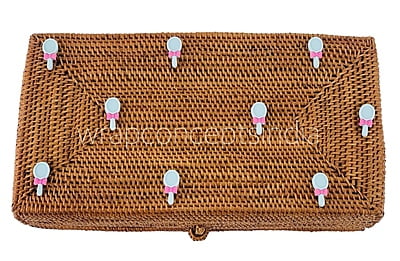 Baby Rattle with Bow Accessory - Lemon