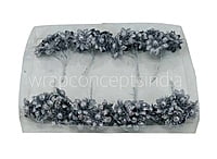 Glitter Flower -Silver