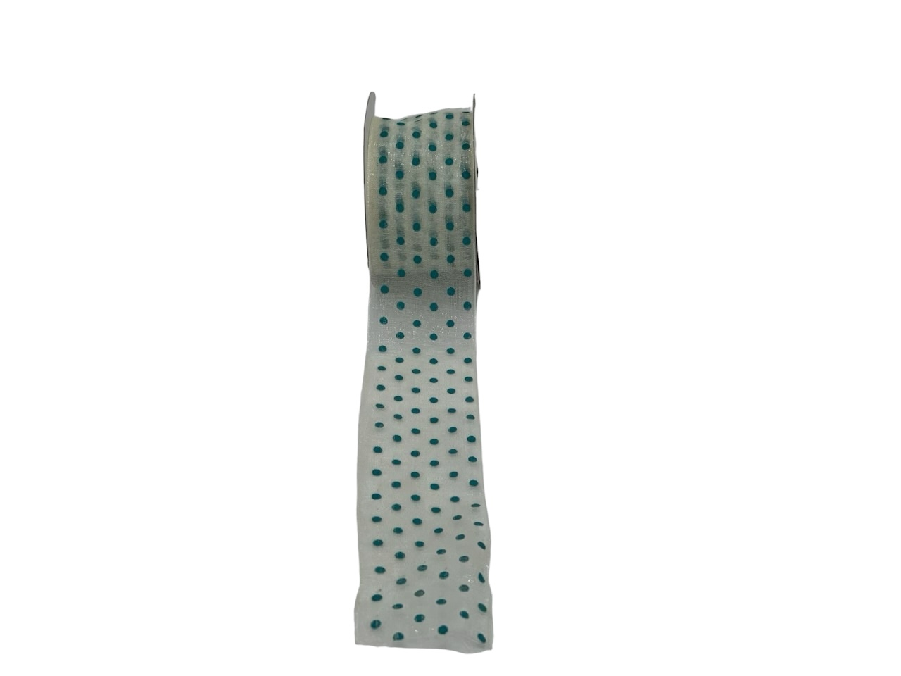 Organza Polka Ribbon - 4 cms