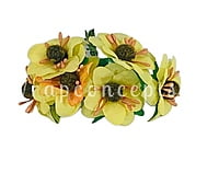 Flower On Stick -Lemon Yellow