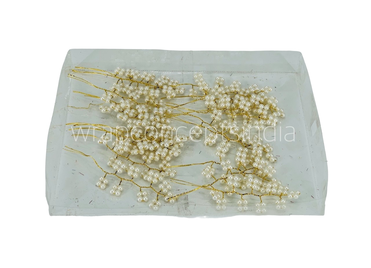 Small Pearl Flower Add-on Stick