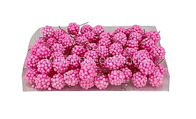 Glitter Balls on Stick - Pink Glitter Balls on Stick - Pink