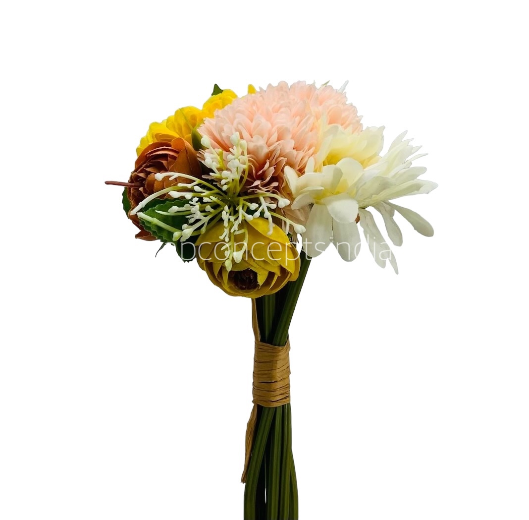 Carnation, Dahlia & Peony Bunch - Multicolour