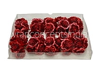 Glitter Flower - Maroon