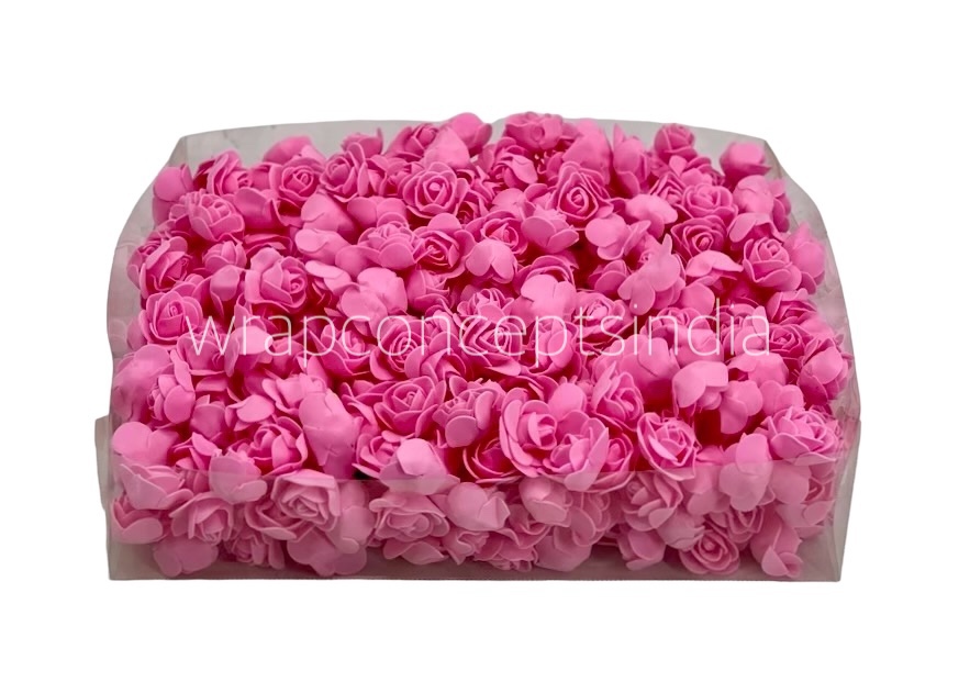 Small Foam Rose - Multicolour-Pink