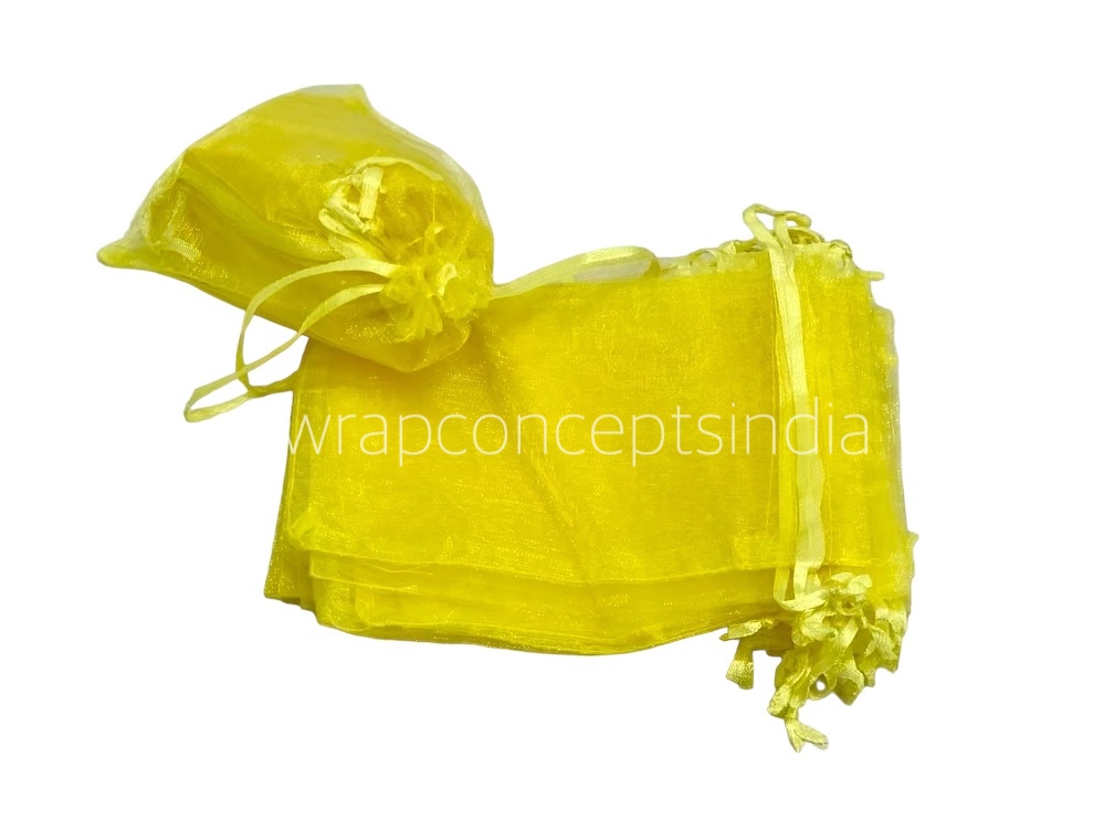 Sheer Pouch Bags - 10x14 cms