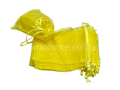 Sheer Pouch Bags - 10x14 cms