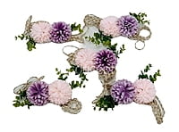 Lavender & Baby Pink Carnation Ready Bunch