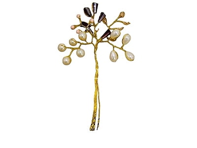 Burgundy Stone & Pearl Add-ons