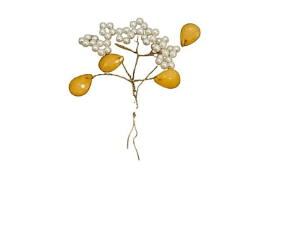 Ochre Pearl Flower Add-on Stick