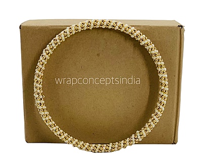 7" Pearl & Gold Ring