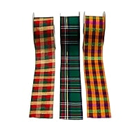 Plaid Green with Red, Blue & Gold