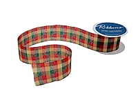 Plaid Green with Red, Blue & Gold