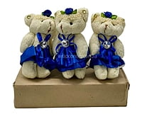 Teddy With Orange Dress & Bow