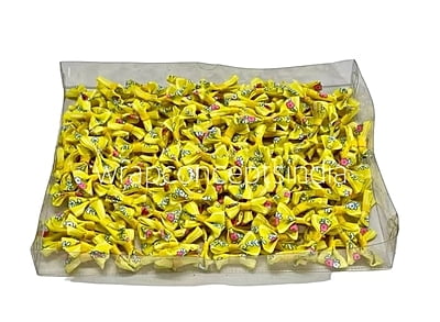 Yellow Bows with Flower Pattern