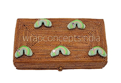 Rainbow - Sage Green/ Pink