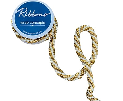 Ivory & Gold Pearl Rope