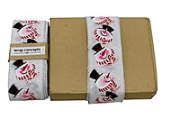 SnowMan White Burlap Ribbon