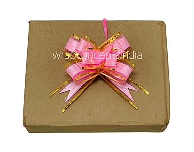 Print & Gold Pull Bows - 30mm