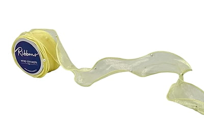 Sheer Ribbon with Pearls