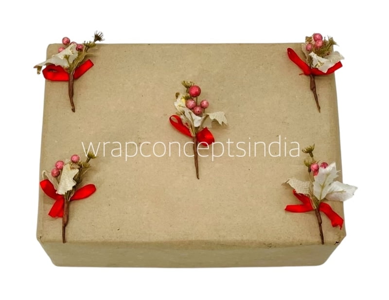 Pink & Red Holly Stick Bunch