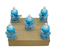 Its a Girl/Boy Bottle with Plaid Ribbon