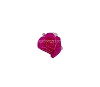 Fuchsia Medium Foam Rose with Net