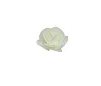 Ivory Medium Foam Rose With Net