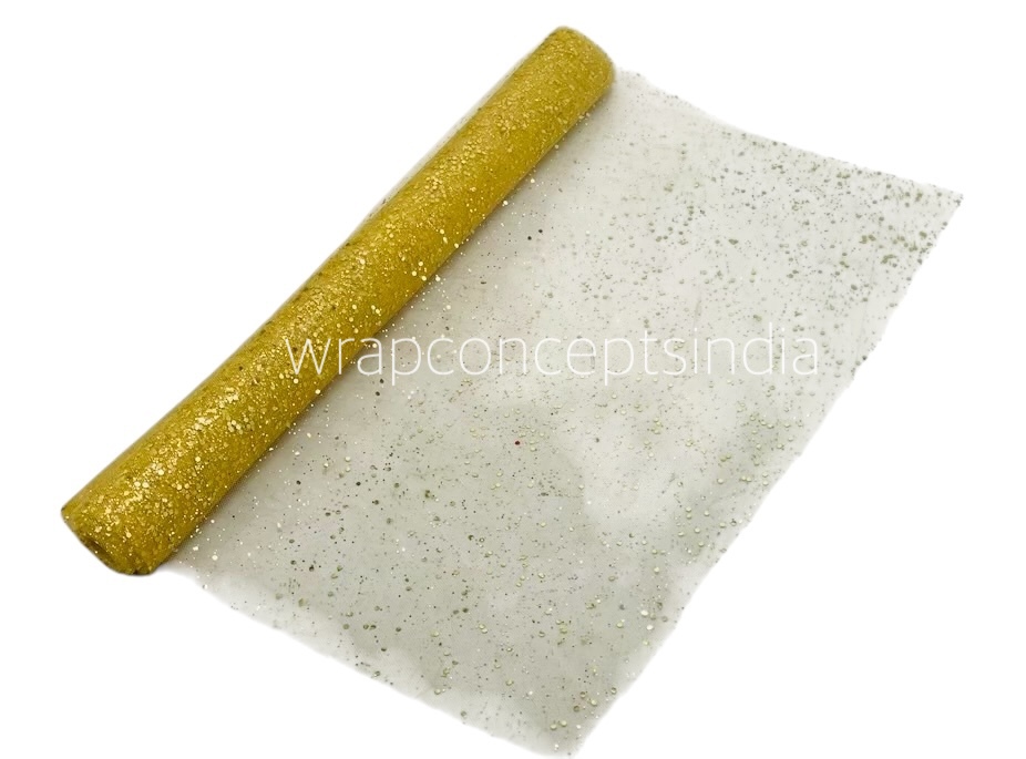 Gold Glitter Soft Net