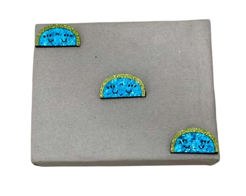 Watermelon Accessory - Turquoise & Lime