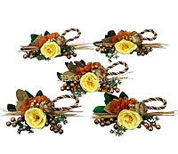 Rust & Yellow Flower Ready Bunch