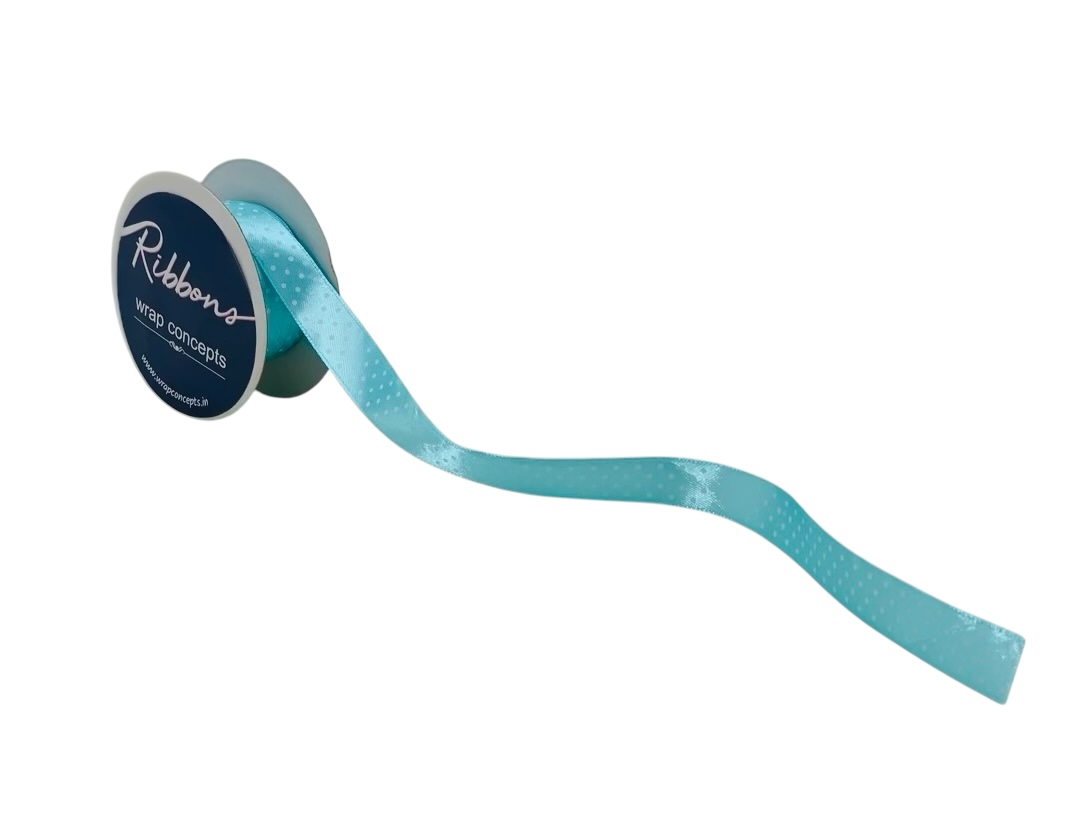 Mint/Baby Pink Polka Satin