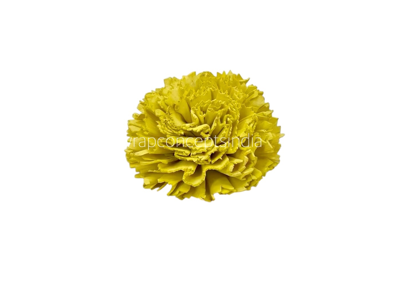 8017 - Rose Flower - Mustard Yellow (Uncounted)