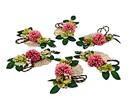 Flamingo Carnation Ginkgo Ready Bunch