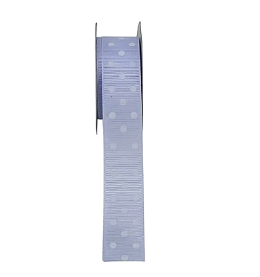 Polka Dot - Lilac with White