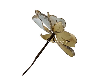 Metallic Texture & Velvet Flower